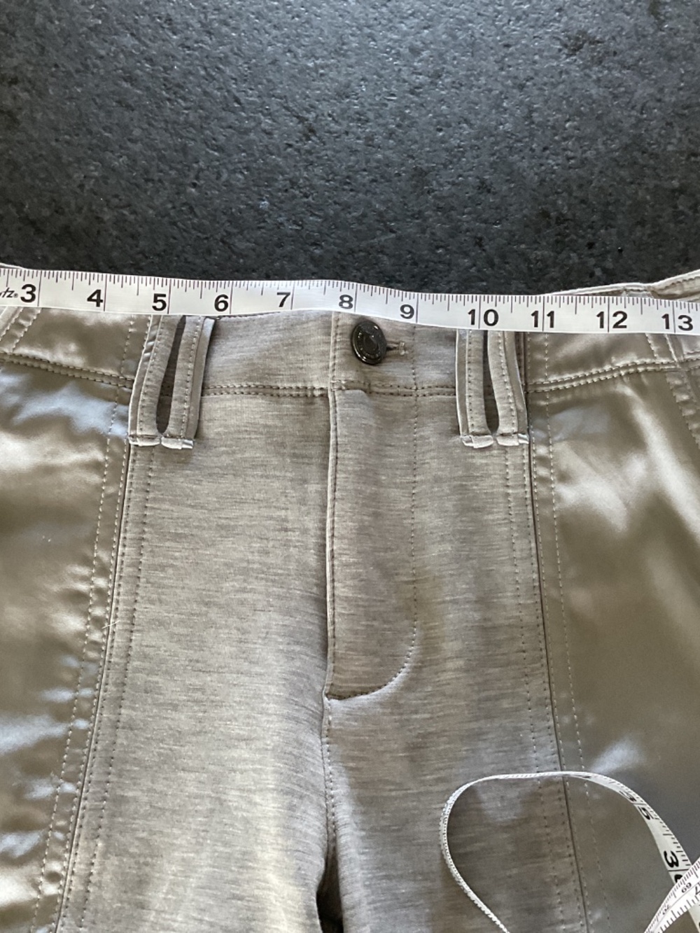NWT Straight Cropped Satin Utility Pants by WHBM - Picture 9 of 15